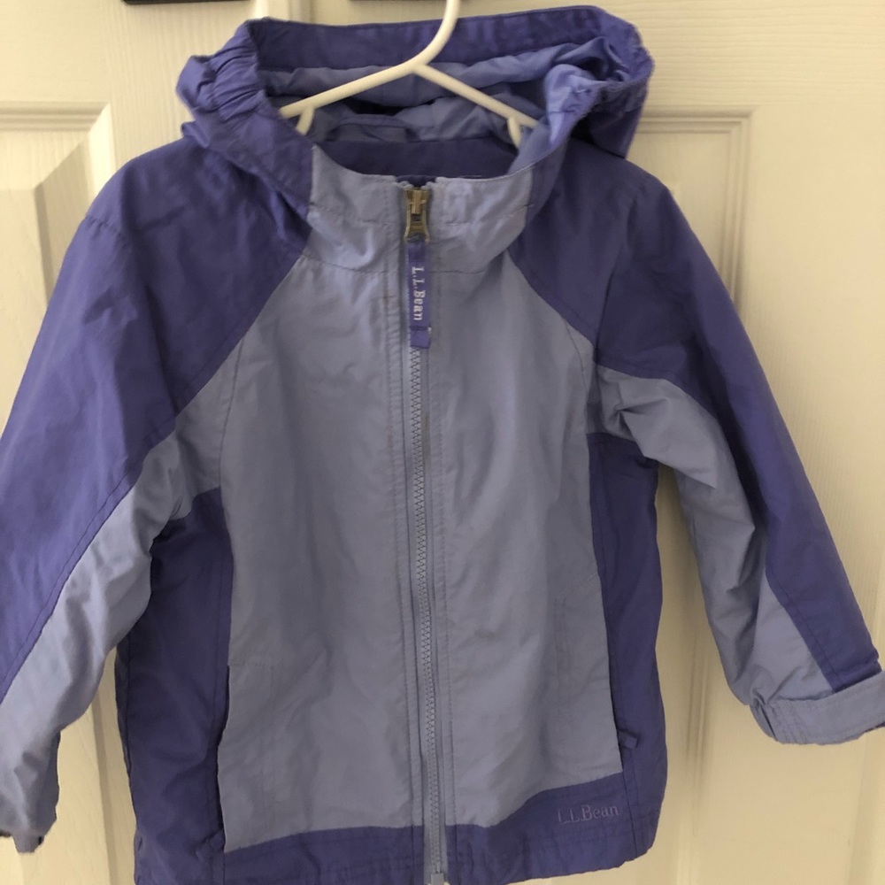 L.L. Bean Girls Periwinkle Jacket size 4